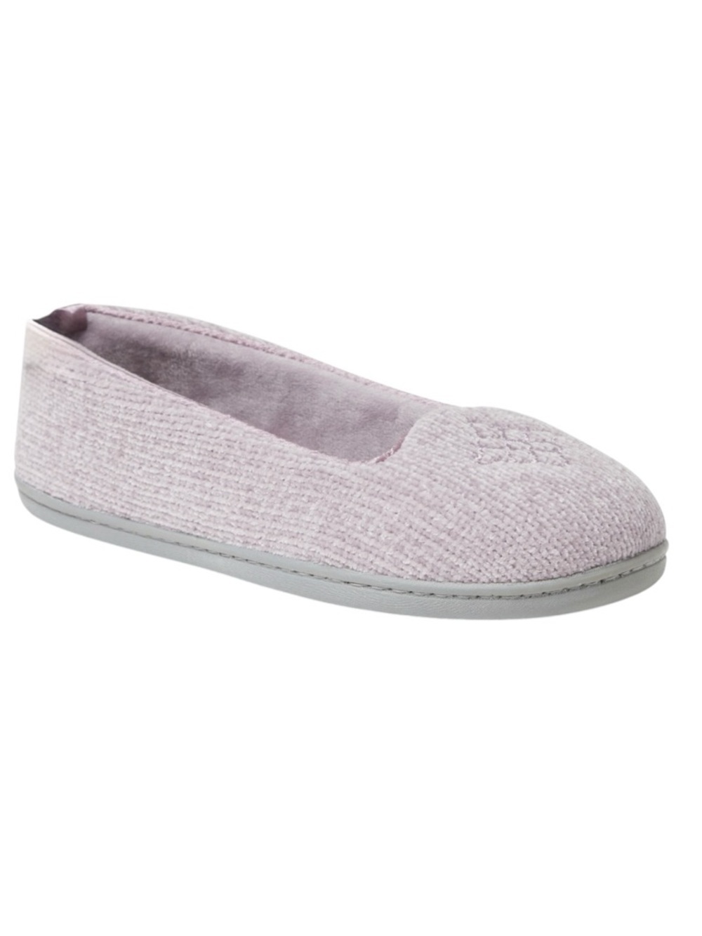 Dearfoams Blush Chenille Slip-On Slipper